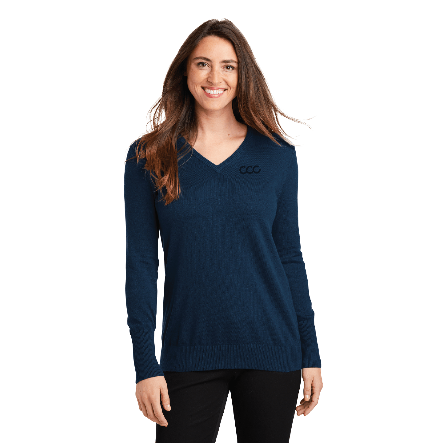 Ladies V-Neck Sweater