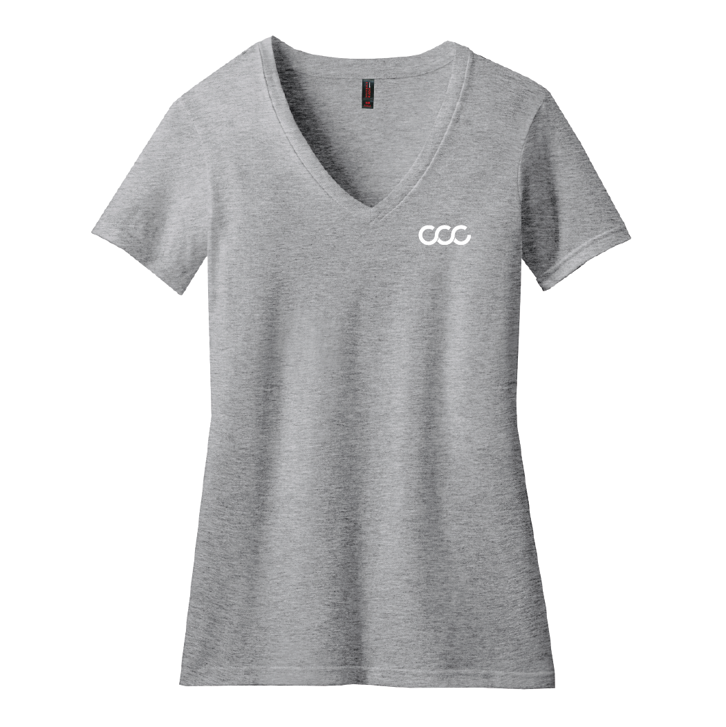 Ladies District Perfect Blend V-neck Tee